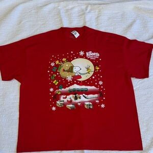 Snoopy Knotts Merry Christmas T-shirt sz 4XL NWT